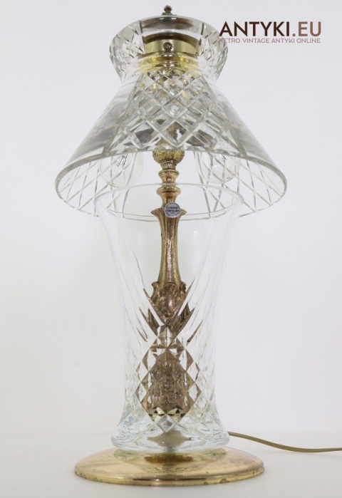 lampka kryształowa stołowa idealna do salonu