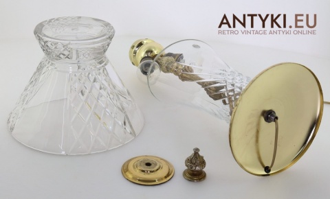 antyczne lampy z kryształu