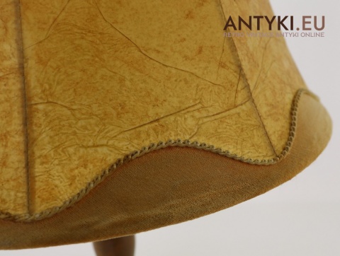 skórzany abażur retro