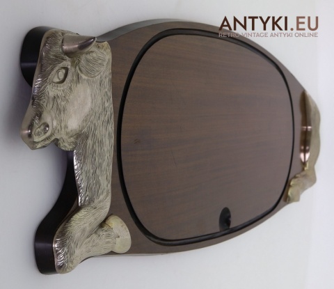 rustykalna myśliwska taca do mięsa