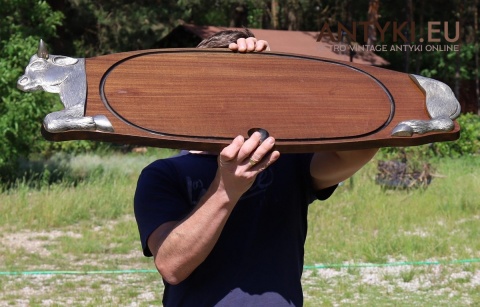 antyczna deska do układania dziczyzny