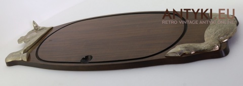 drewniana deska do serwowania dziczyzny