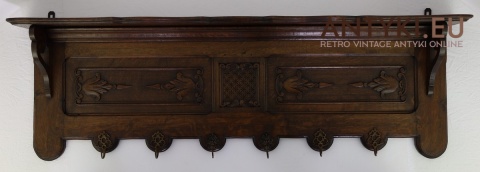 xl antyczny wieszak ścienny eklektyczny