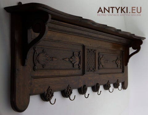 antyk wieszak z epoki eklektycznej