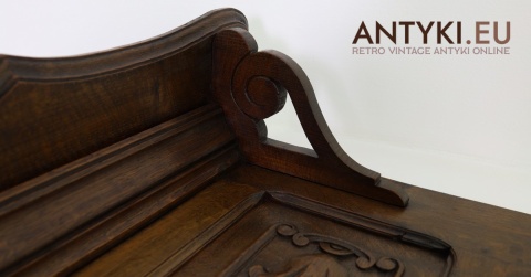 wieszak ścienny vintage z ornamentami