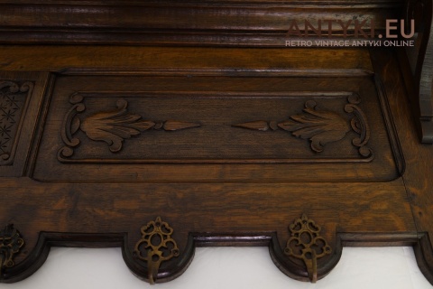 stylowy wieszak drewniany do holu