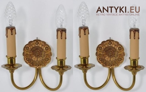 antyczne kinkiety empire