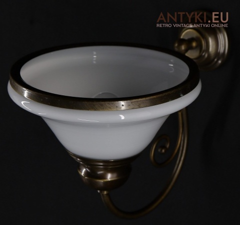 kinkiet mosiężny retro