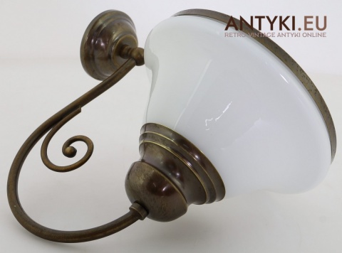 oświetlenie retro mosiądz szkło