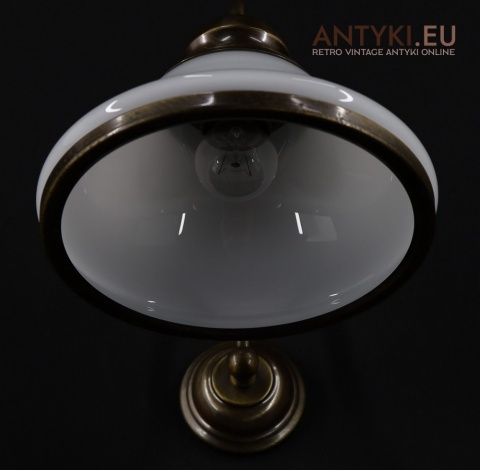 mosiężny kinkiet ścienny