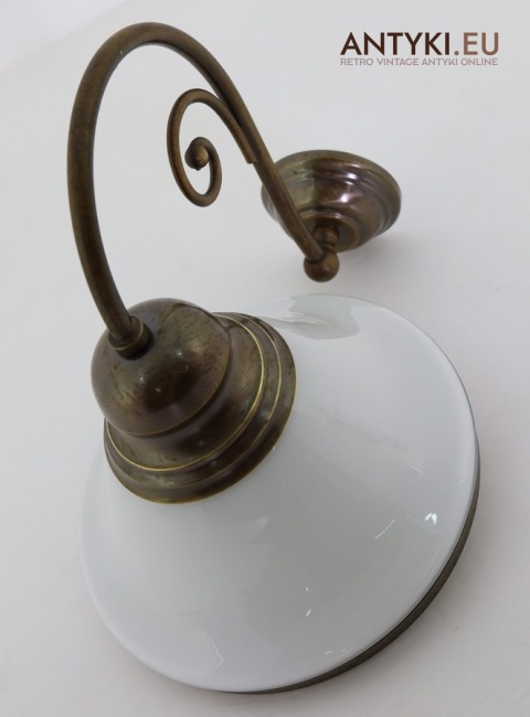 dekoracyjne kinkiety mosiężne