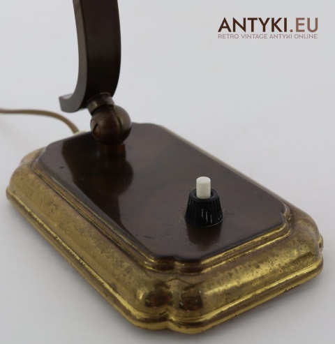 bankierka lampa antyk