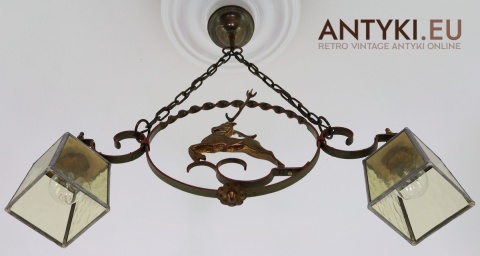 oświetlenie myśliwskie vintage