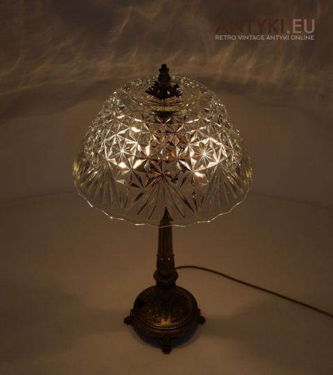 empire lampa na biurko antyczne