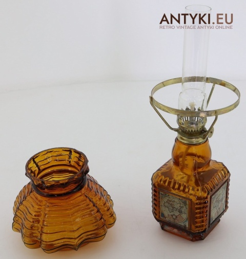 lampka bursztynowa antyczna