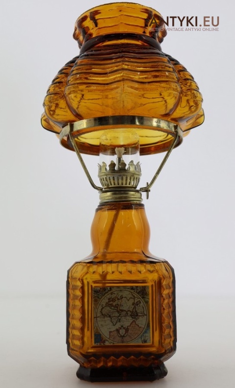 lampka bursztynowa antyczna