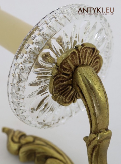 kryształ mosiądz rokoko