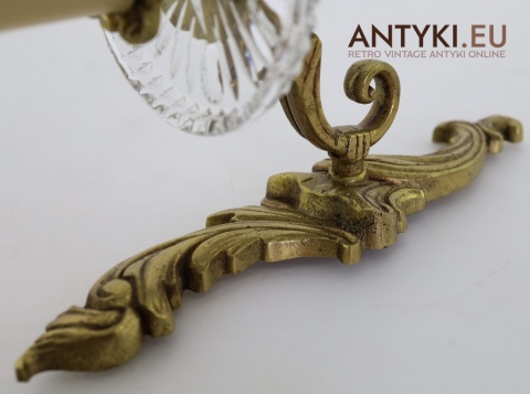 rokoko antyczne kinkiety pałacowe