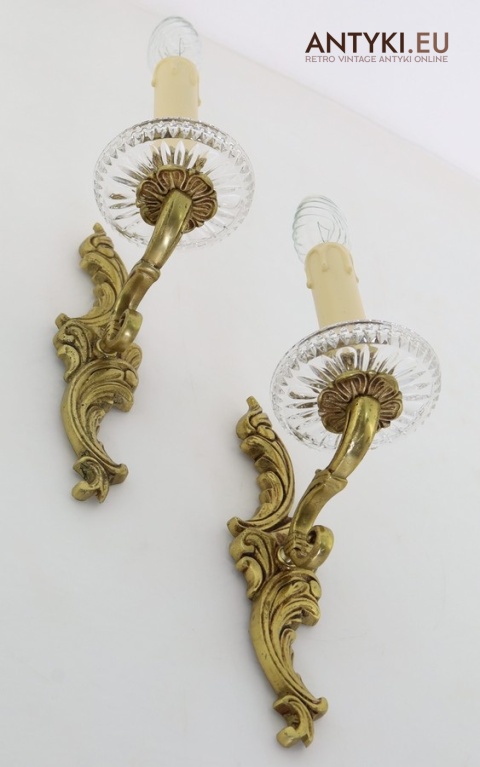 ludwik 15 antyczne kinkiety pałacowe