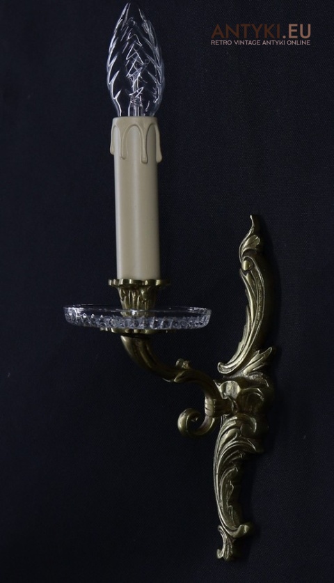 antyczne kinkiety do salonu