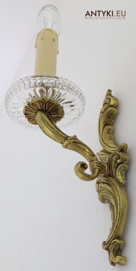 lampy ścienne z epoki rokoko