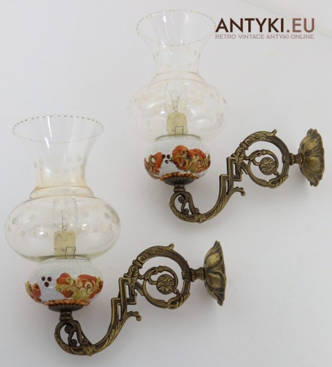 nostalgiczne kinkiety retro