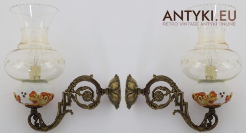 nostalgiczne kinkiety vintage