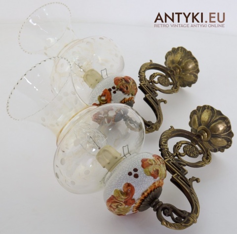 nostalgiczne kinkiety pałacowe