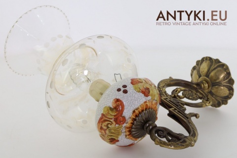 vintage lampy ścienne retro do salonu