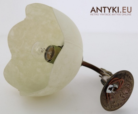 Stara lampa ścienna vintage – oryginalny antyk