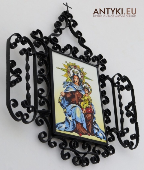 ołtarzyk religijny matka boska i jezus