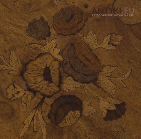 blat stolika z intarsją ludwikowski