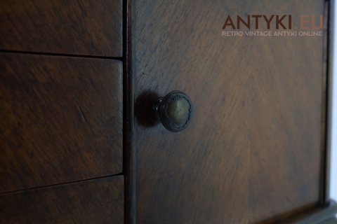 stolik vintage z litego drewna