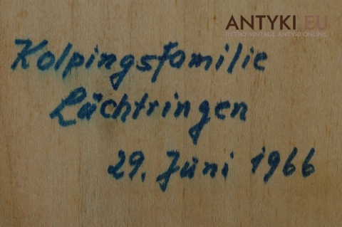 religijna tabliczka z Niemiec 1966