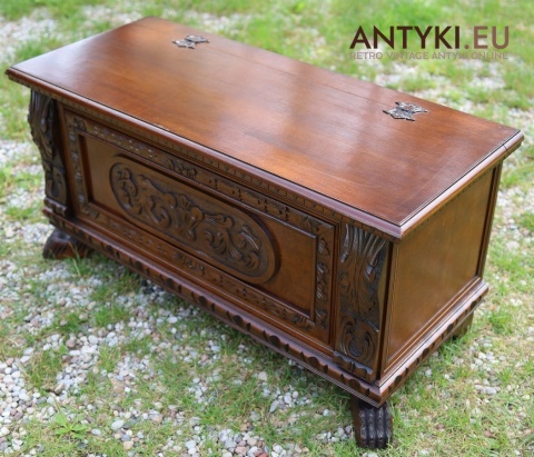 drewniana skrzynia rustykalna