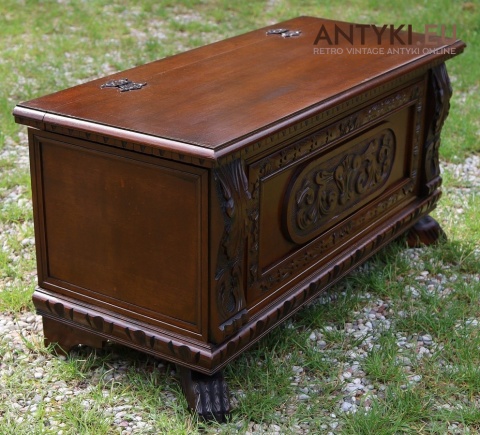 ekskluzywna drewniana skrzynia