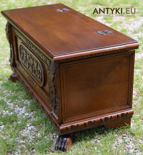 stylowa skrzynia drewniana