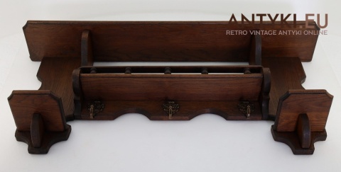 drewniana półka antyczna kuchenna