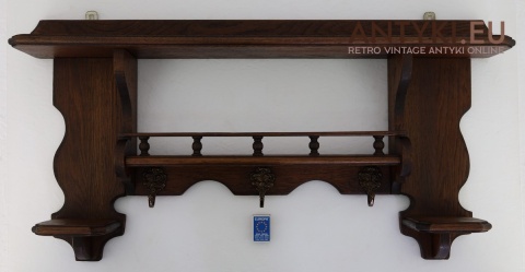 kuchenna drewniana półka prowansalska