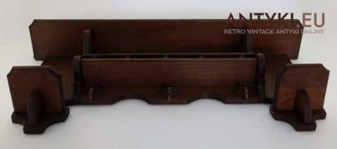 łazienkowa drewniana półka prowansalska