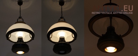 regulowana lampa wisząca retro do wnętrz vintage