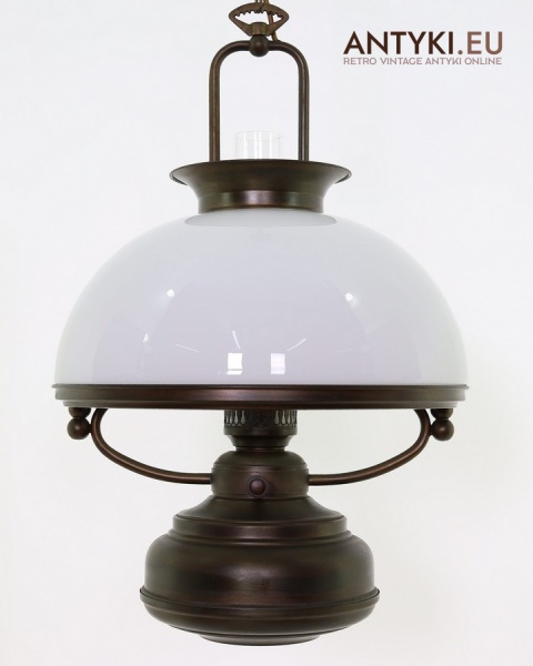 duża lampa sufitowa retro z lat 70. do korytarza