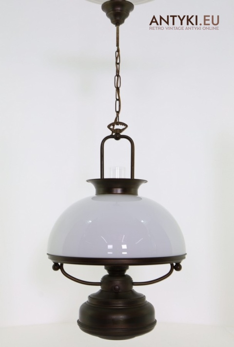 dekoracyjna lampa sufitowa dwupunktowa w stylu industrialnym