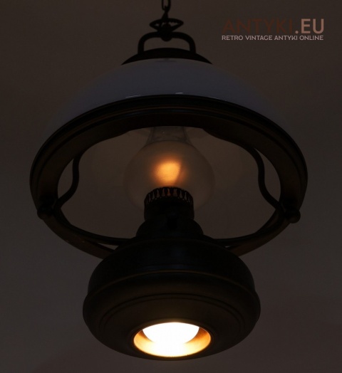 vintage oświetlenie – lampa sufitowa dwupunktowa do klasycznych wnętrz