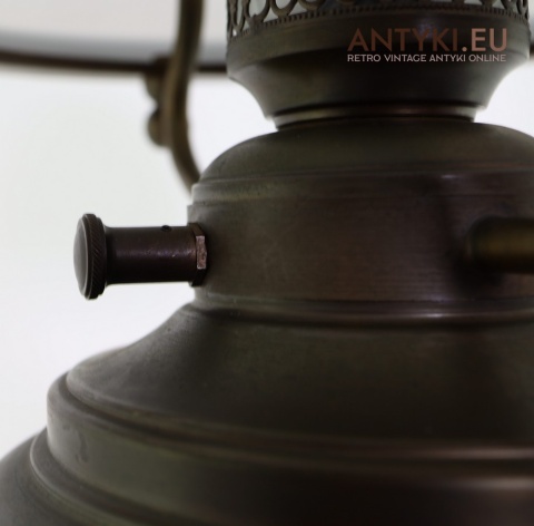 mosiężne lampy retro