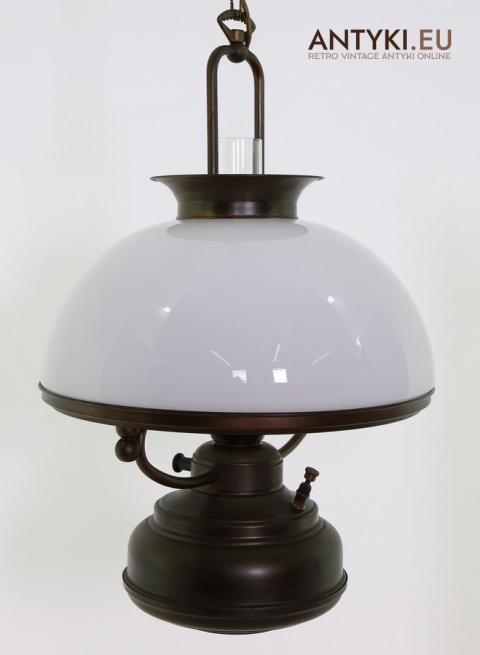 klasyczne oświetlenie – lampa sufitowa retro dwupunktowa do salonu