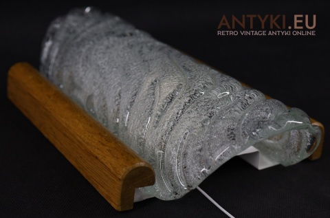 lampa ścienna drewniana