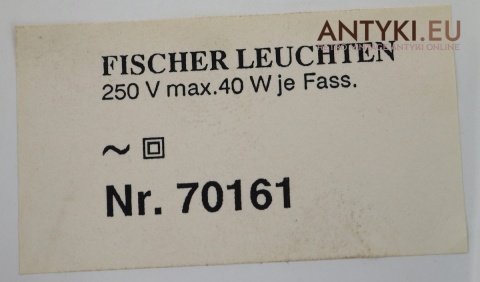 lampa fischer leuchten niemcy