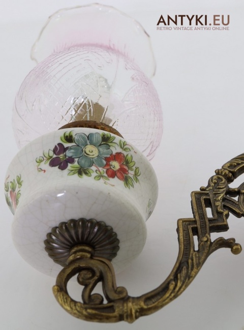 kinkiet klasyczny z ornamentem