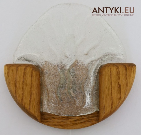 kinkiet drewniany retro fischer leuchten